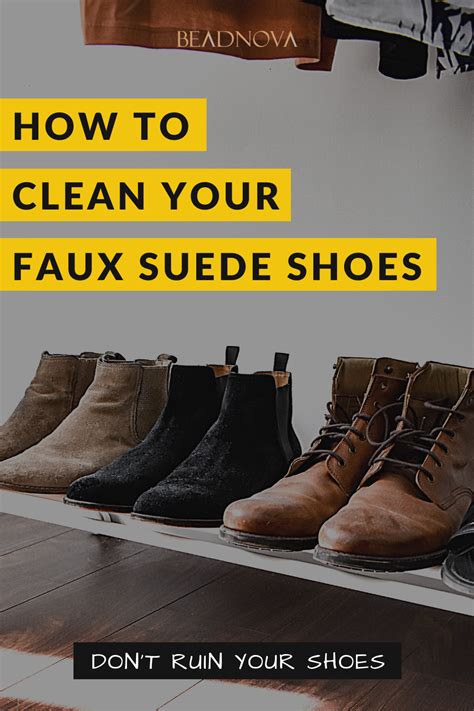 how to clean fake suede shoes